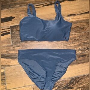 CALIA by Carrie Underwood Ribbed Bikini Set